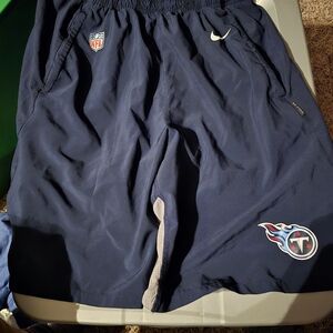 Nike NFL Tennessee Titans On-Field Navy Shorts